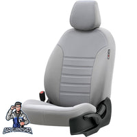 Thumbnail for Man TGS Seat Cover Original Jacquard Design Light Gray Front Seats (2 Seats + Handrest + Headrests) Jacquard Fabric