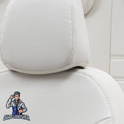 Toyota Hilux Seat Cover Istanbul Leather Design Ivory Leather