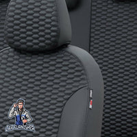 Thumbnail for Volkswagen T-Roc Seat Cover Tokyo Leather Design Black Leather