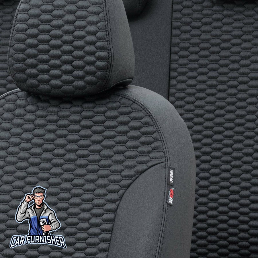 Volvo XC40 Car Seat Cover 2018-2023 T3/T4/T5 Tokyo Design Black Full Set (5 Seats + Handrest) Full Leather