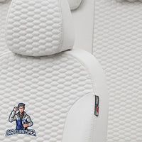 Thumbnail for Volvo V70 Seat Cover Tokyo Leather Design Ivory Leather