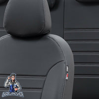 Thumbnail for Volkswagen Polo Seat Cover New York Leather Design Black Leather