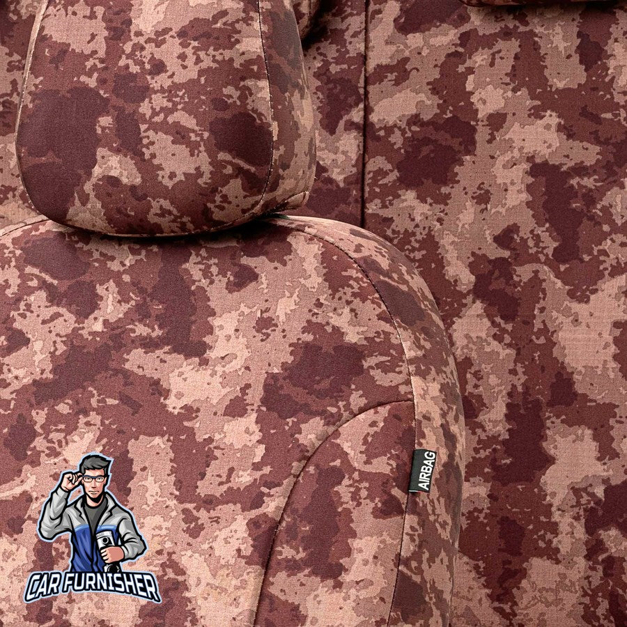 Man TGS Seat Cover Camouflage Waterproof Design Everest Camo Front Seats (2 Seats + Handrest + Headrests) Waterproof Fabric