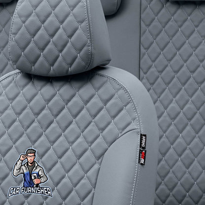 Volvo XC40 Seat Cover Madrid Leather Design Smoked Leather