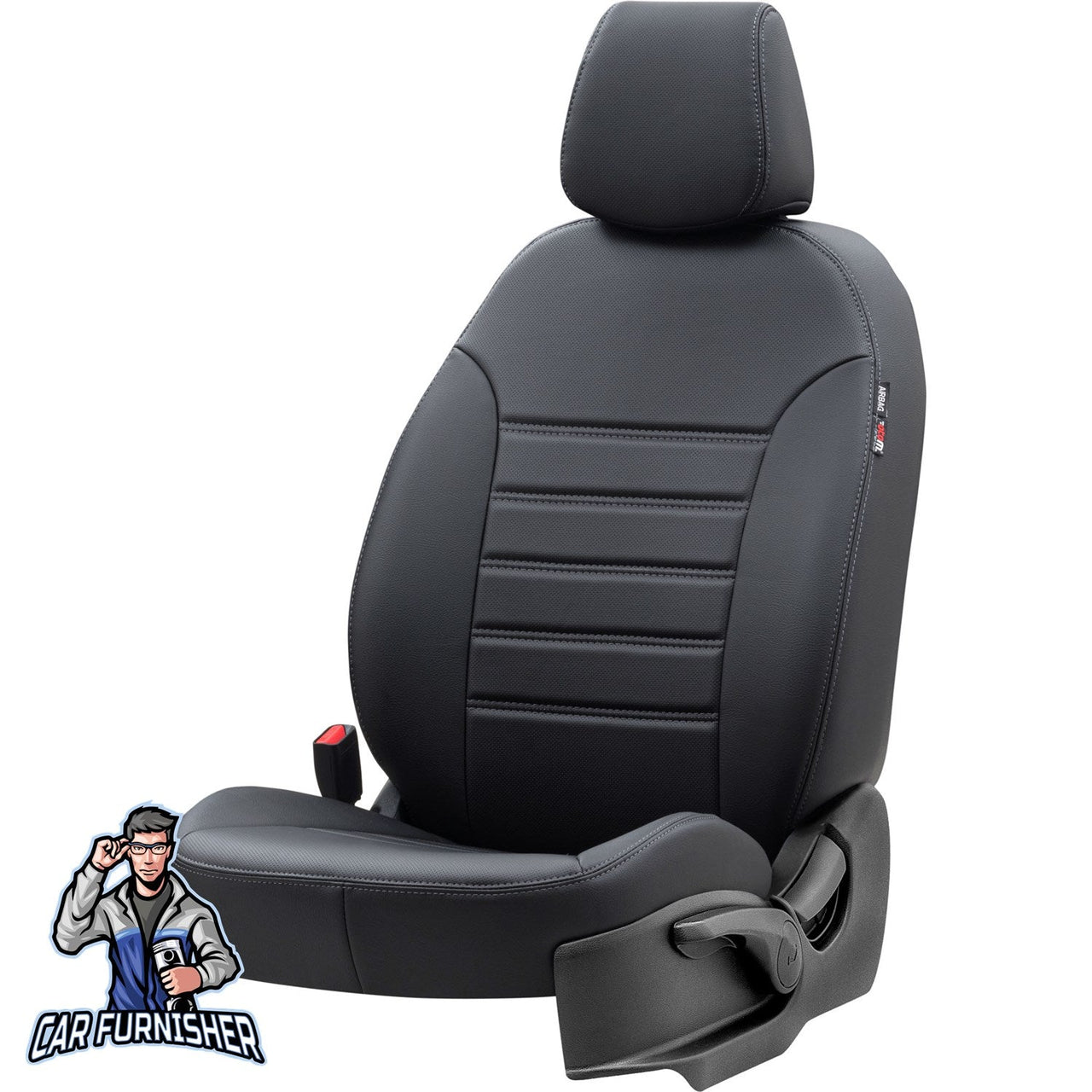 Volkswagen Caddy Seat Cover Istanbul Leather Design Black Leather