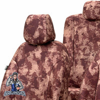 Thumbnail for Volvo V70 Seat Cover Camouflage Waterproof Design Everest Camo Waterproof Fabric