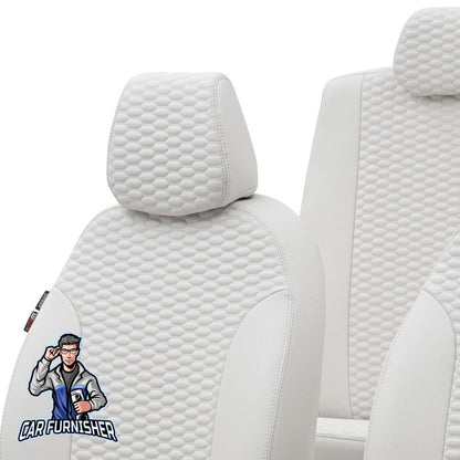 Volkswagen Caddy Seat Cover Tokyo Leather Design Dark Gray Leather