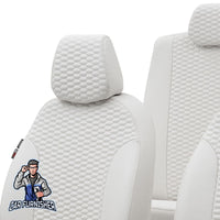 Thumbnail for Volkswagen Amarok Seat Cover Tokyo Leather Design Dark Gray Leather