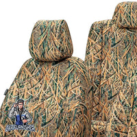 Thumbnail for Man TGS Seat Cover Camouflage Waterproof Design Mojave Camo Front Seats (2 Seats + Handrest + Headrests) Waterproof Fabric