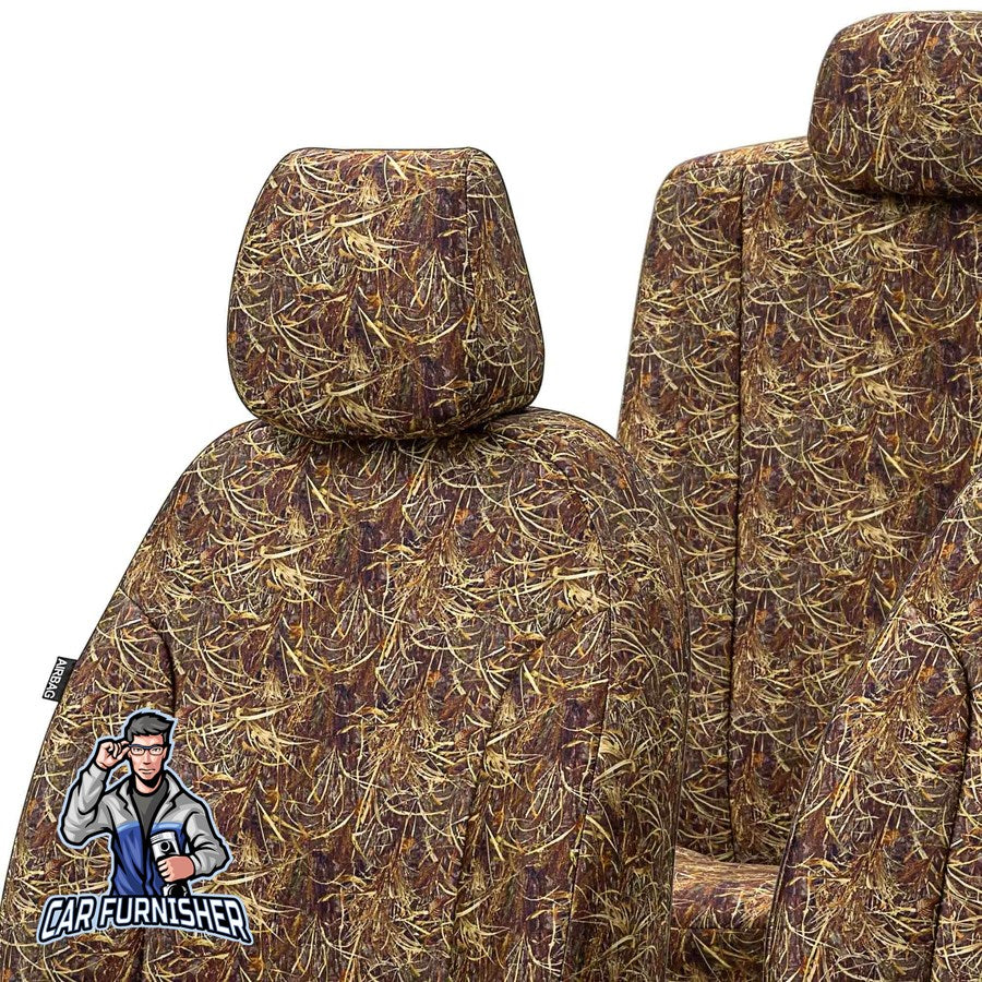 Scania R Seat Cover Camouflage Waterproof Design Thar Camo Front Seats (2 Seats + Handrest + Headrests) Waterproof Fabric
