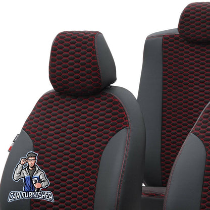 Volkswagen Tiguan Seat Cover Tokyo Foal Feather Design Smoked Leather & Foal Feather