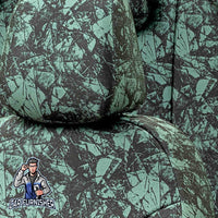 Thumbnail for Scania R Seat Cover Camouflage Waterproof Design Fuji Camo Front Seats (2 Seats + Handrest + Headrests) Waterproof Fabric