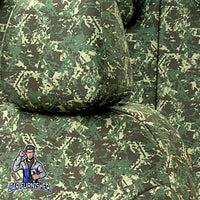 Thumbnail for Volkswagen ID.4 Seat Cover Paris Leather & Jacquard Design Himalayan Camo Waterproof Fabric