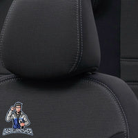 Thumbnail for Man TGS Seat Cover Original Jacquard Design Dark Gray Front Seats (2 Seats + Handrest + Headrests) Jacquard Fabric
