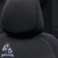 Thumbnail for Volvo V70 Seat Cover Original Jacquard Design Black Jacquard Fabric