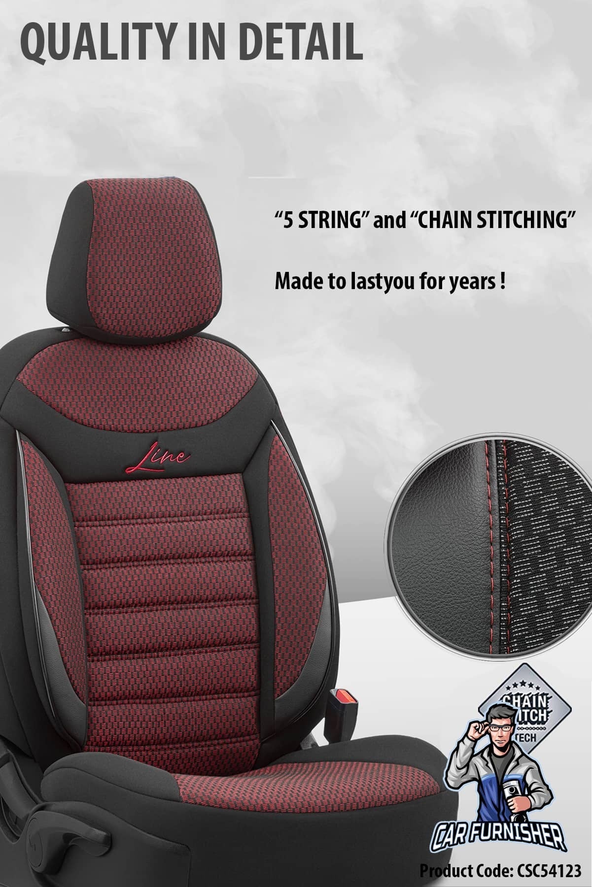 Hyundai Venue Seat Covers Line Design