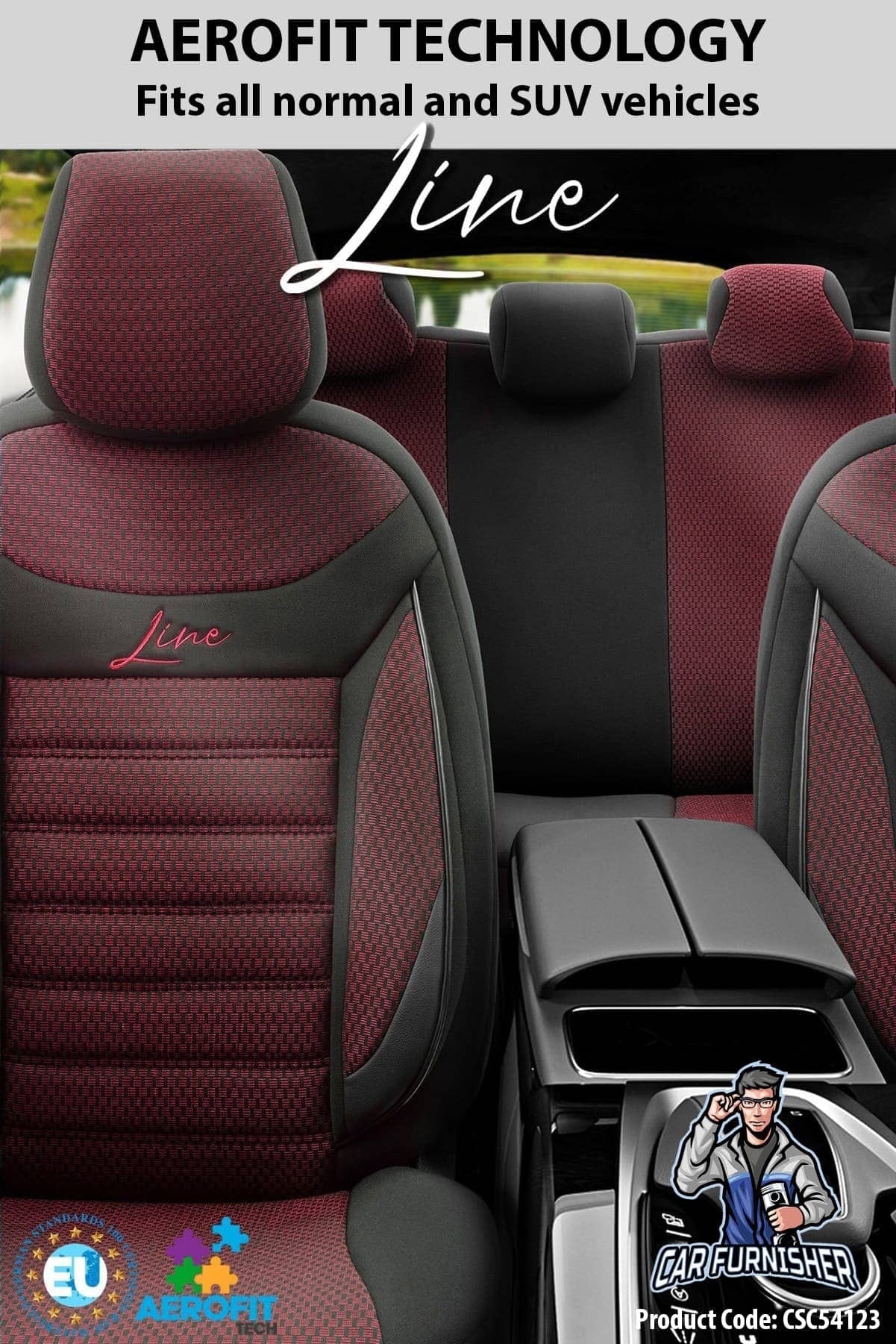 Hyundai Azera Seat Covers Line Design