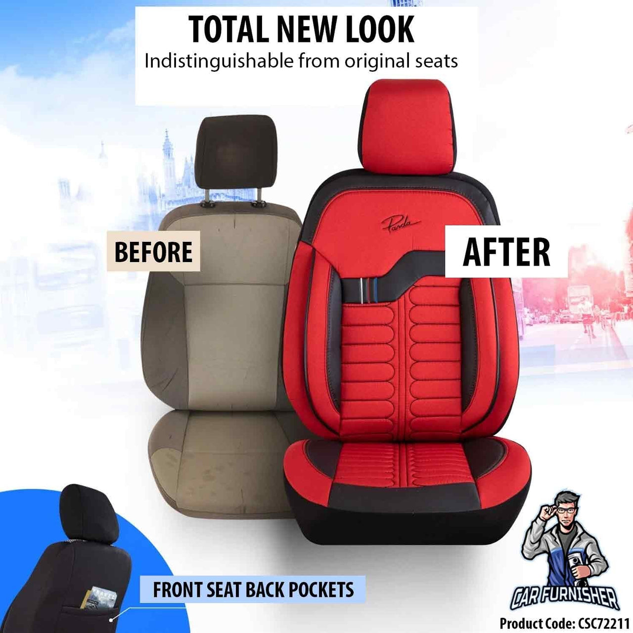 Ford S-Max Seat Covers London Design