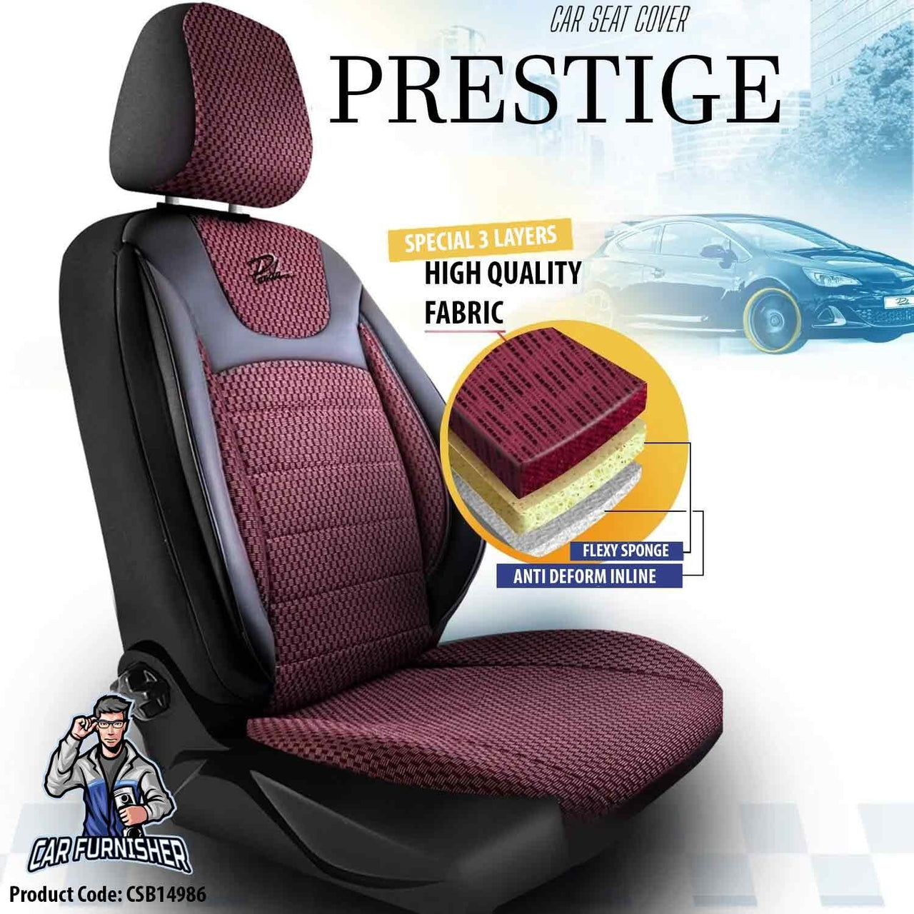 Hyundai Ioniq 6 Seat Covers Prestige Design