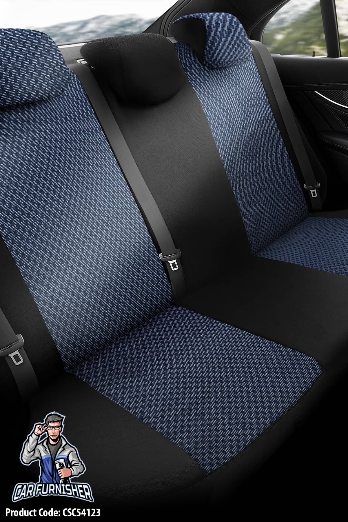 Hyundai Ioniq Seat Covers Line Design