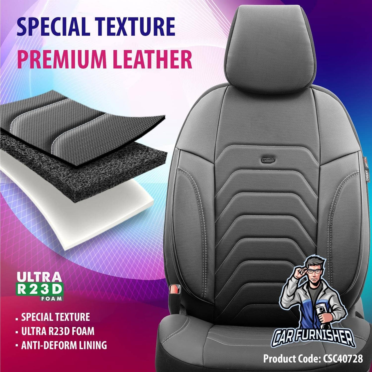 Hyundai i10 Seat Covers Core Design