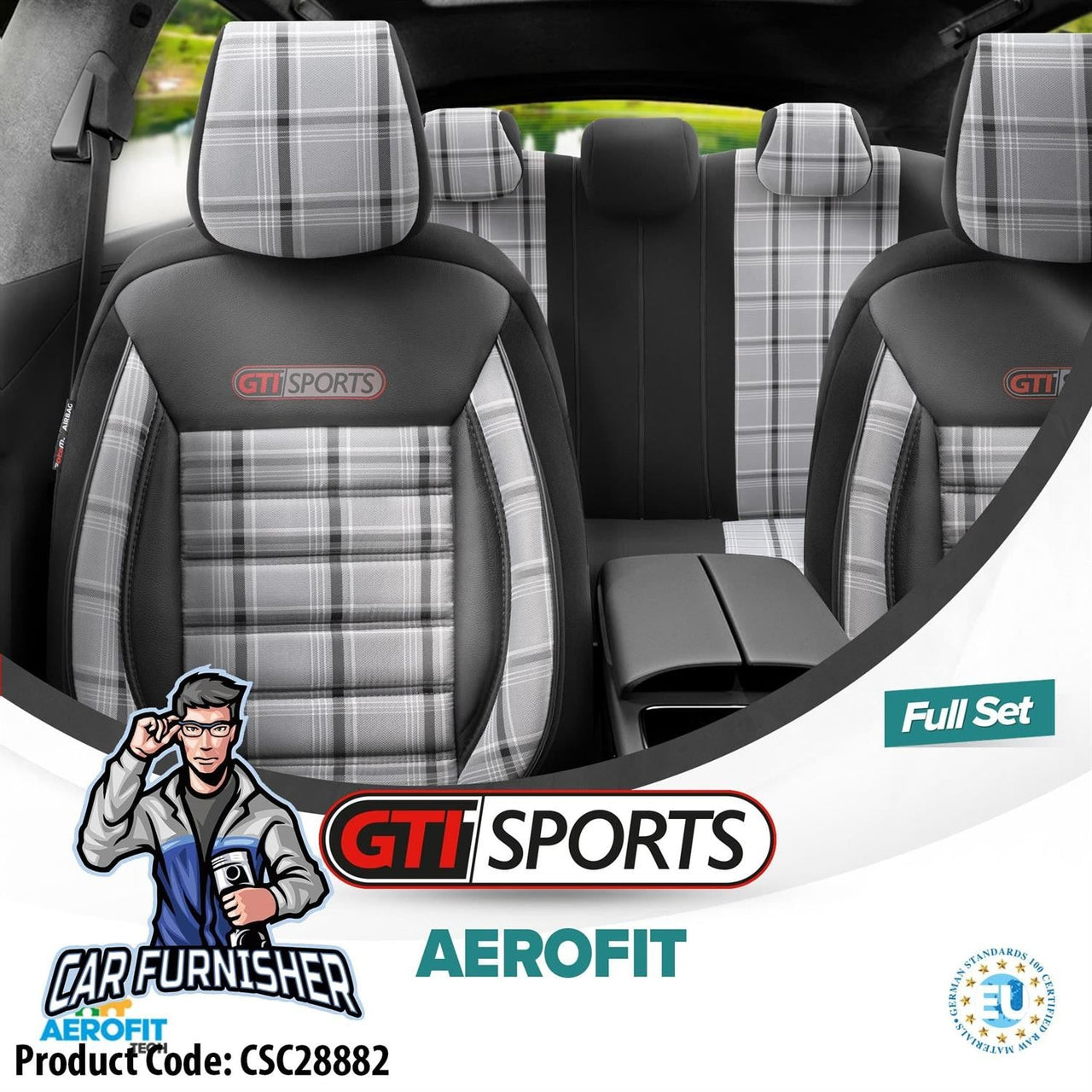 Hyundai Verna Seat Covers GTI Sports Design