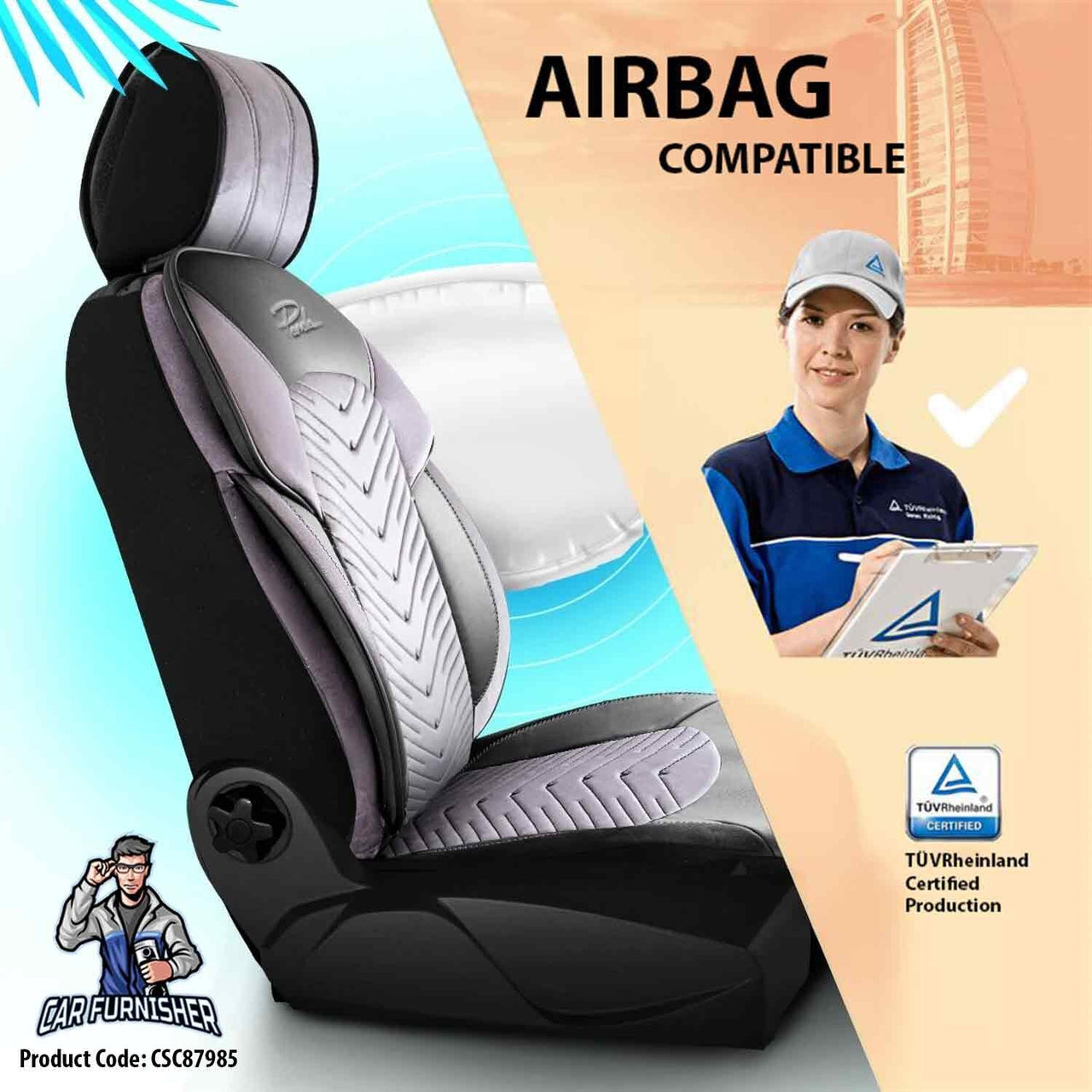 Hyundai Ioniq 6 Seat Covers Dubai Design