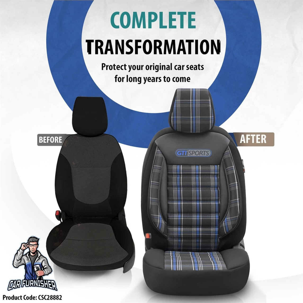 Mitsubishi Outlander Seat Covers GTI Sports Design