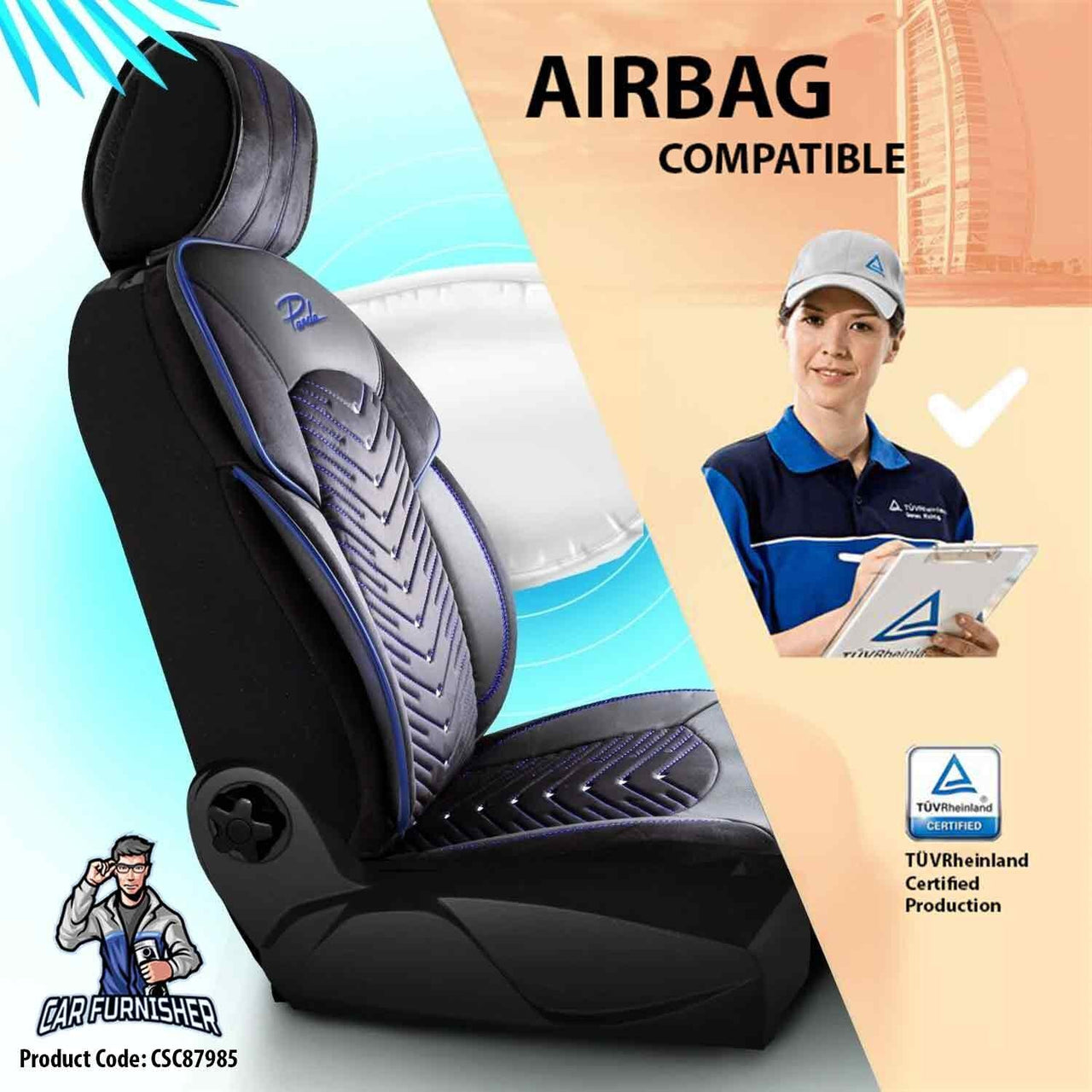 Hyundai i10 Seat Covers Dubai Design