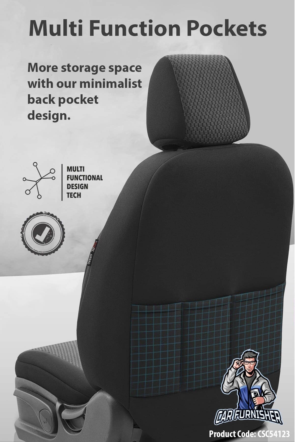 Hyundai Verna Seat Covers Line Design