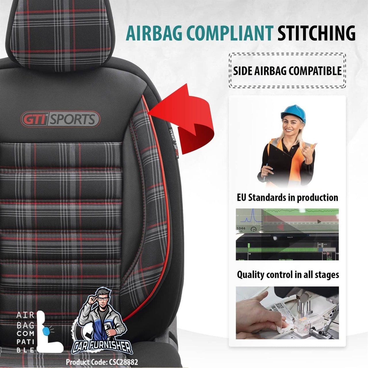 Nissan Navara Seat Covers GTI Sports Design