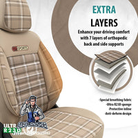Thumbnail for Nissan Navara Seat Covers GTI Sports Design