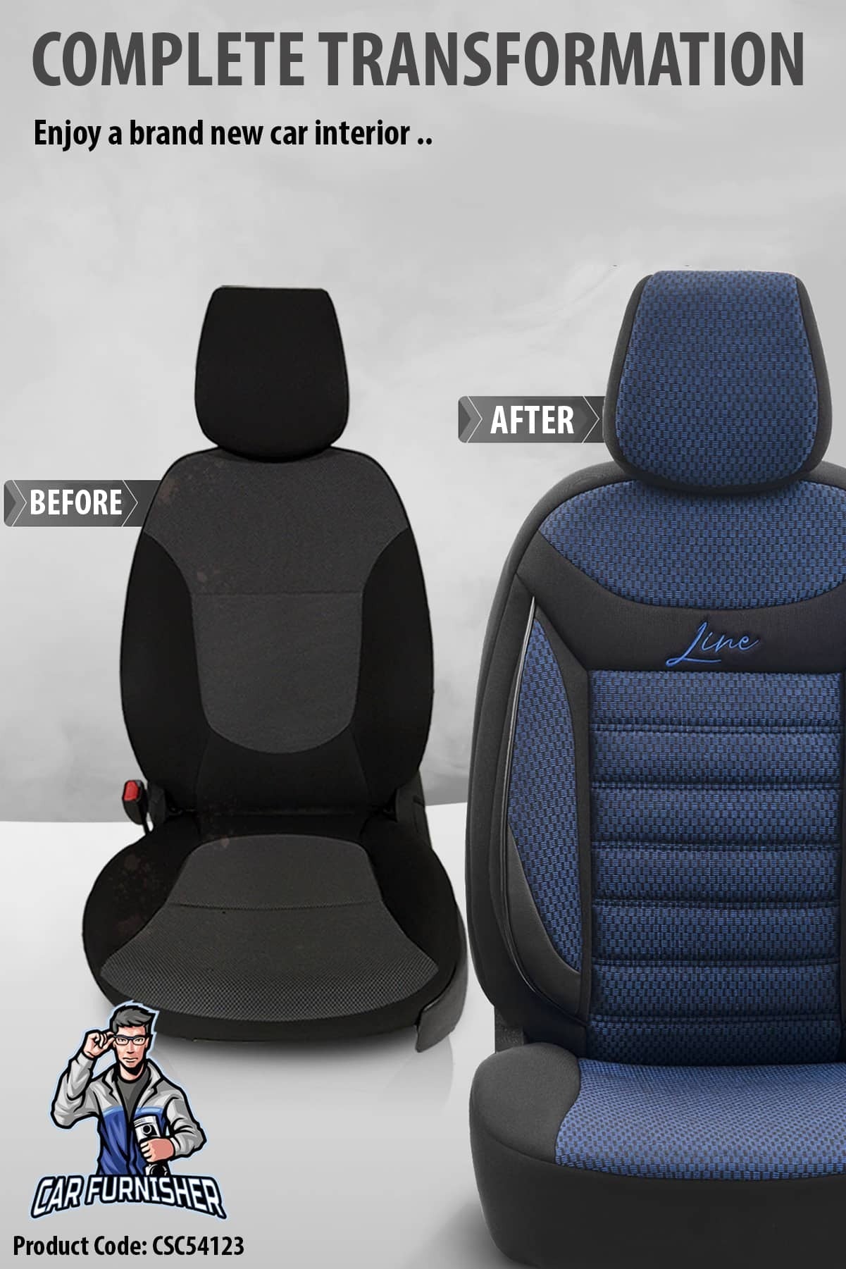 Audi Q2 Seat Covers Line Design