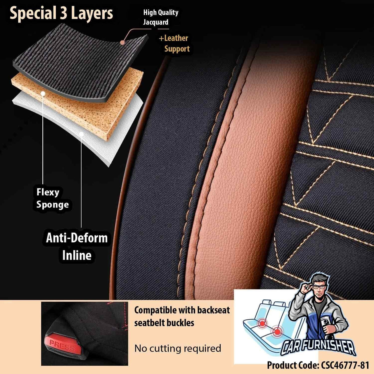 Nissan Navara Seat Covers Venetian Design