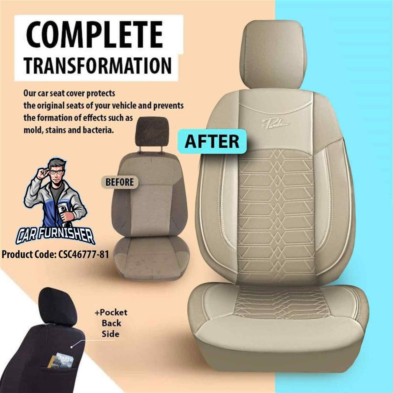 Hyundai Venue Seat Covers Venetian Design