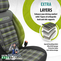 Thumbnail for Nissan Navara Seat Covers GTI Sports Design