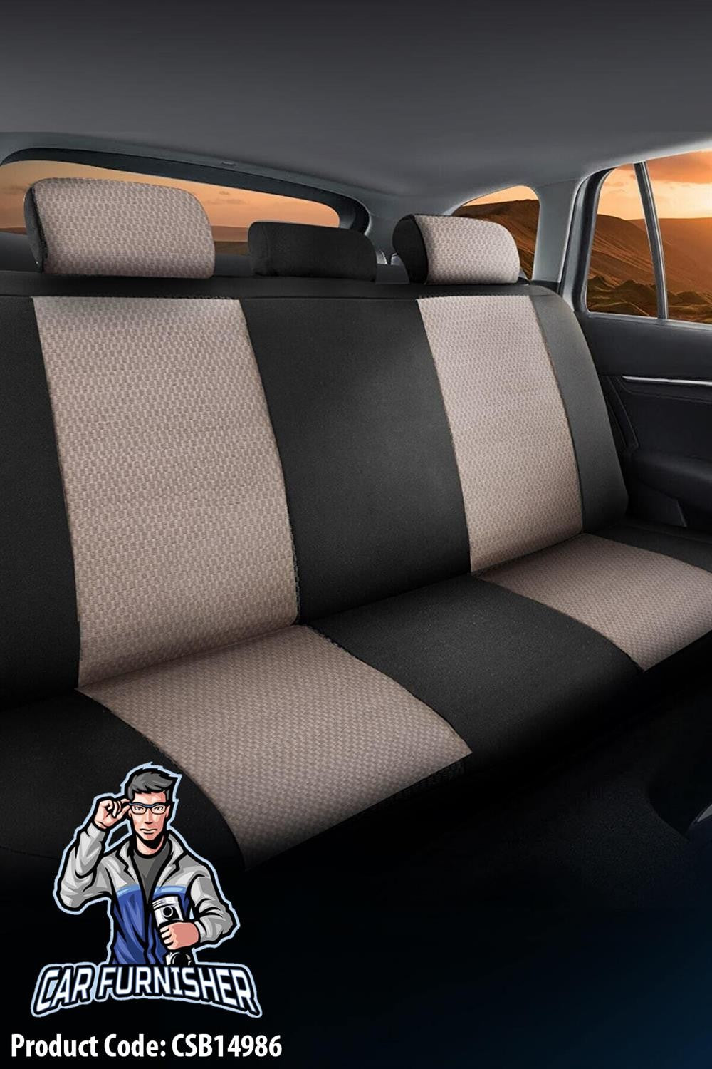 Volvo C40 Seat Covers Prestige Design