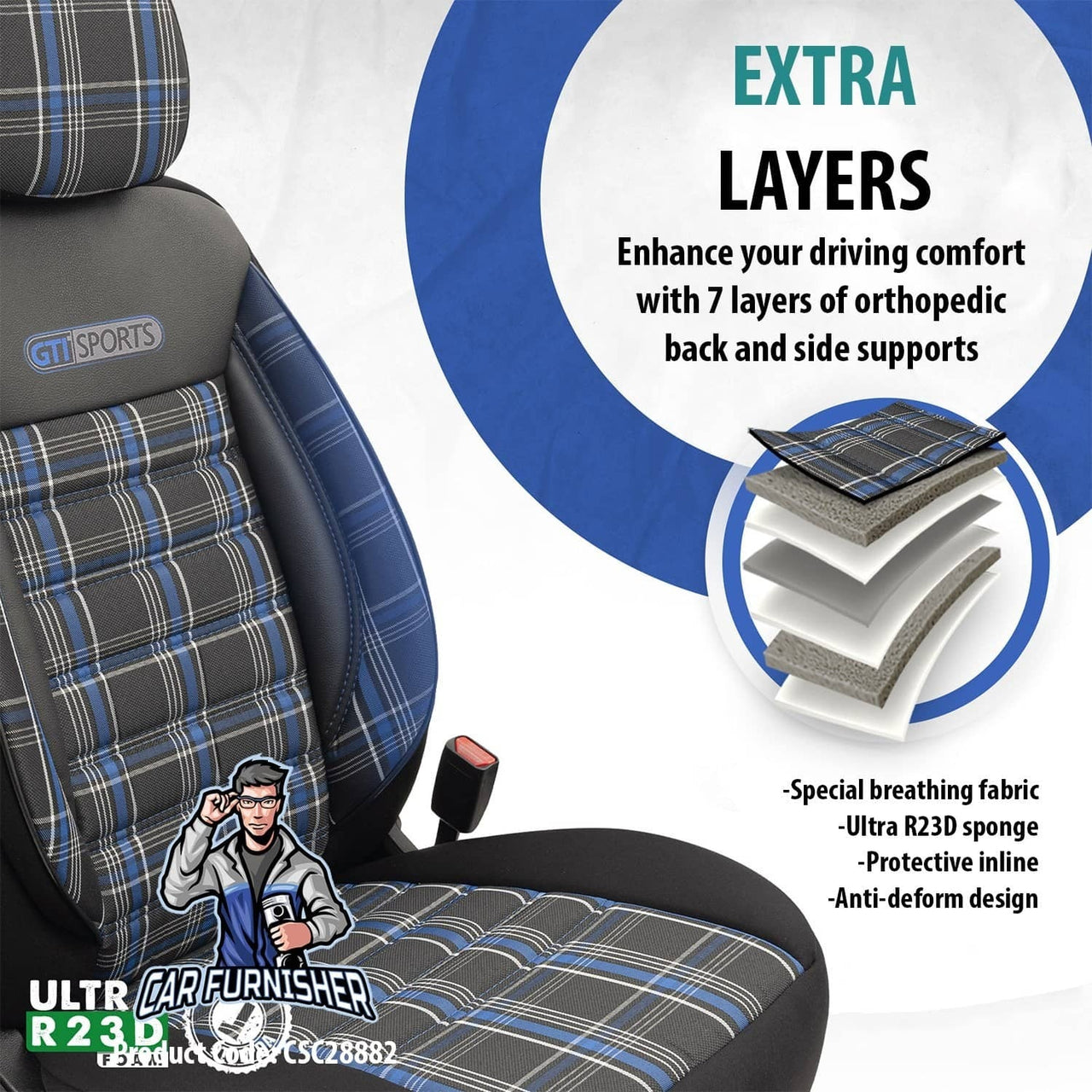 Hyundai Lavita Seat Covers GTI Sports Design