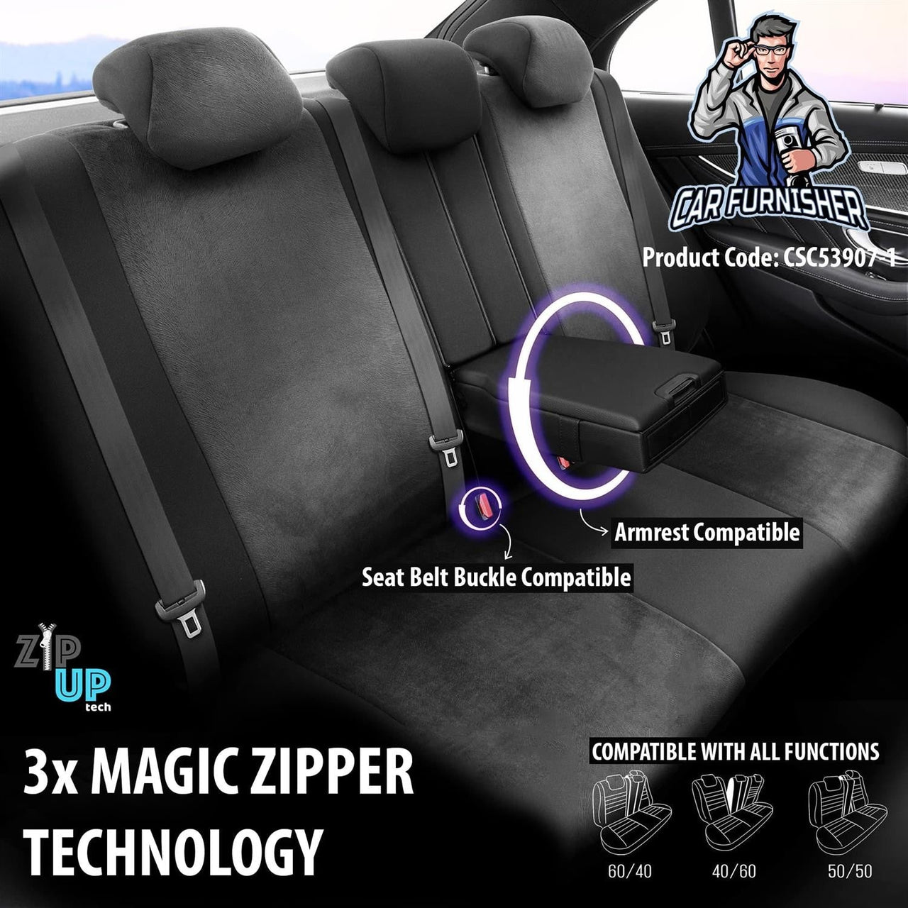 Ford C-Max Seat Covers Infinity Design