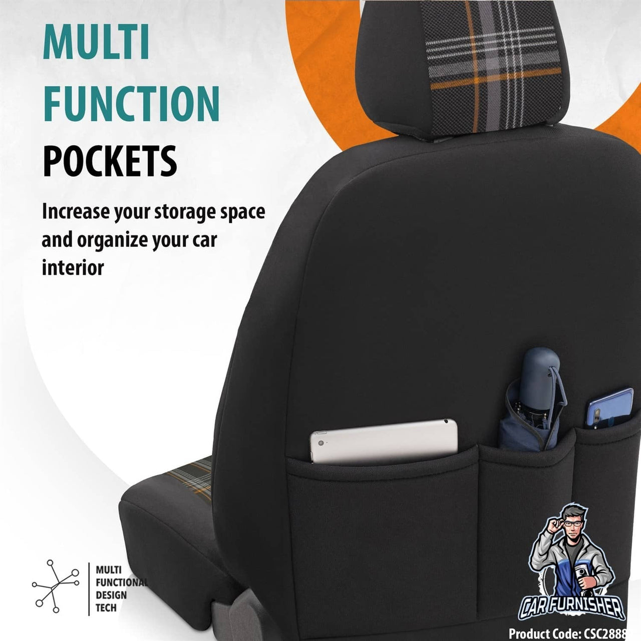 Skoda Kamiq Seat Covers GTI Sports Design