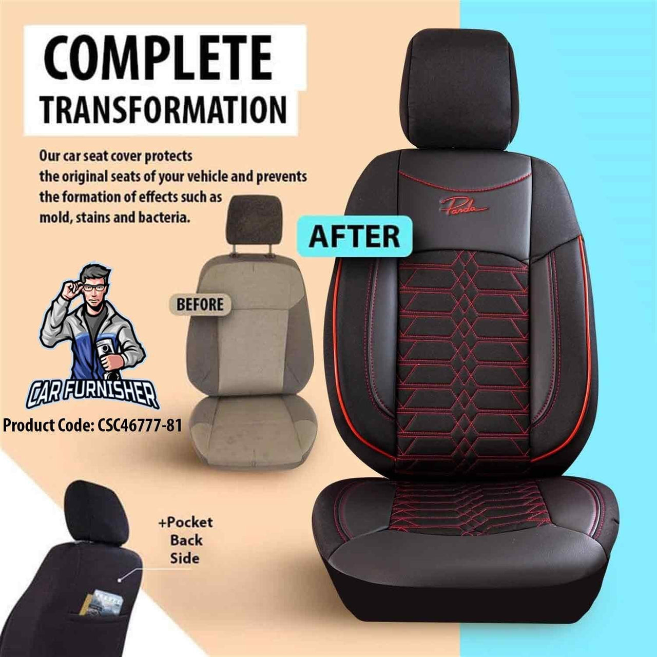 Hyundai Ioniq 6 Seat Covers Venetian Design