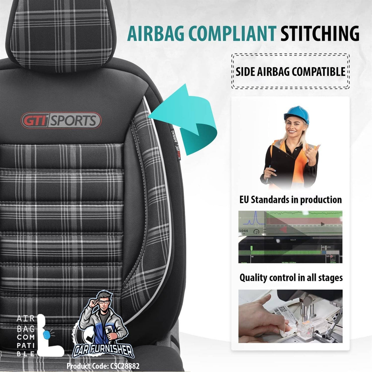 Nissan Navara Seat Covers GTI Sports Design