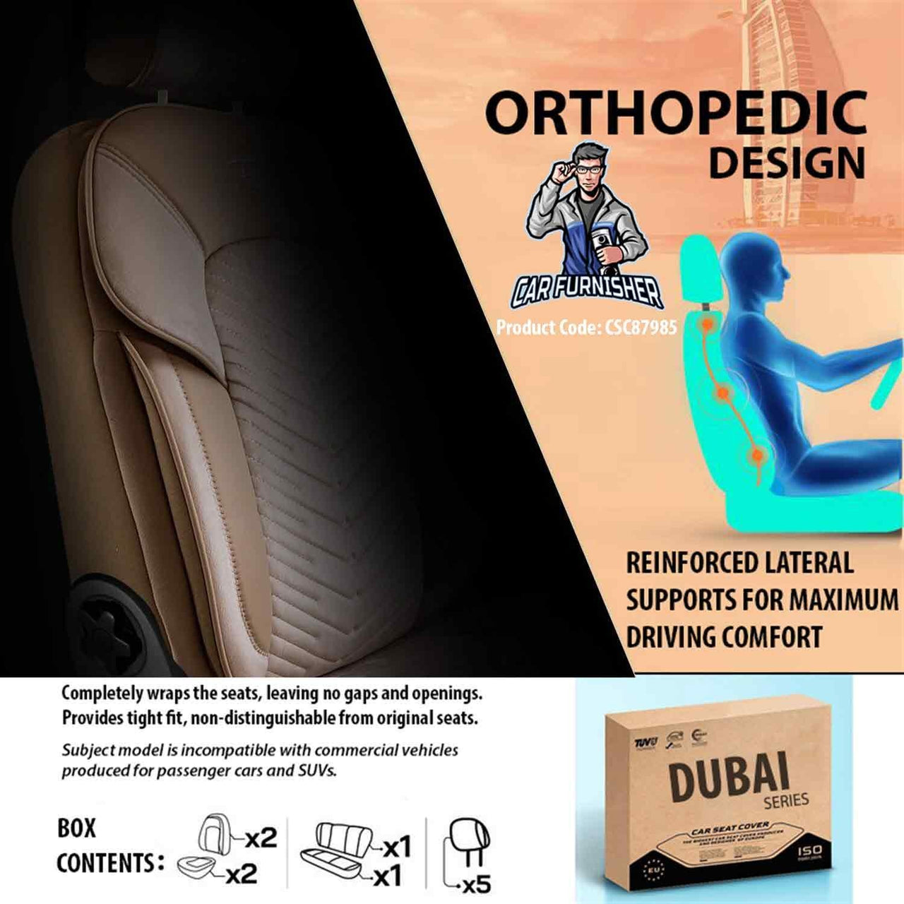 Hyundai Casper Seat Covers Dubai Design