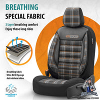 Thumbnail for Nissan Navara Seat Covers GTI Sports Design