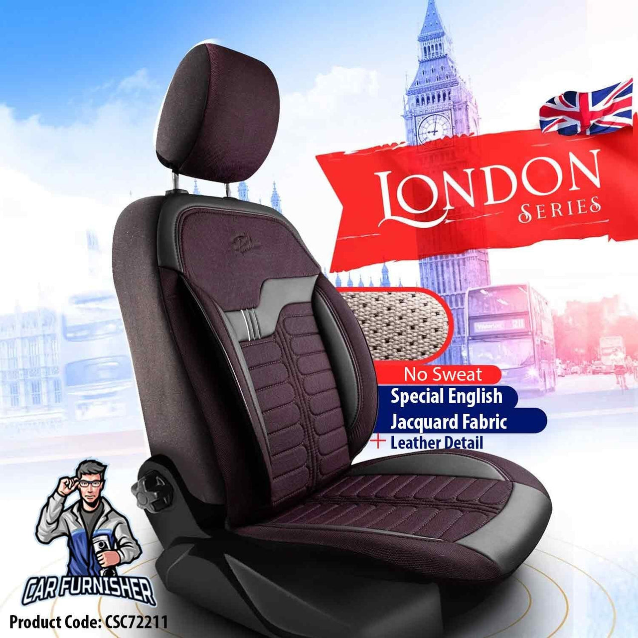 Volvo S40 Seat Covers London Design