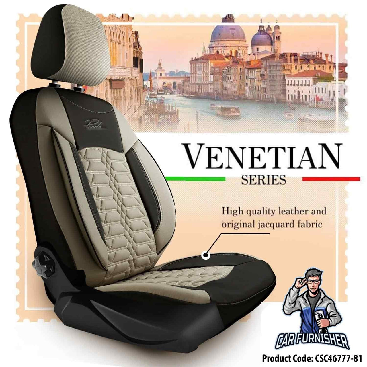 Skoda Kodiaq Seat Covers Venetian Design