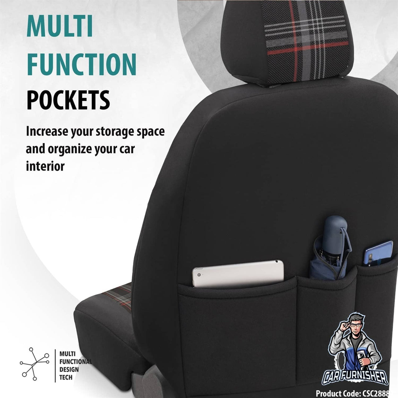 Volvo C40 Seat Covers GTI Sports Design