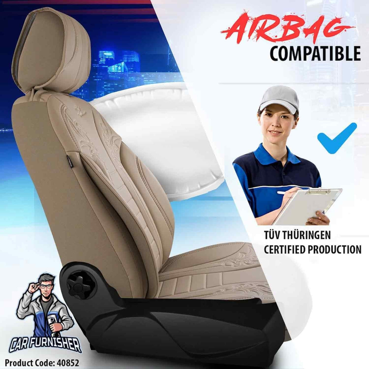 Nissan Qashqai Seat Covers Tokyo Design