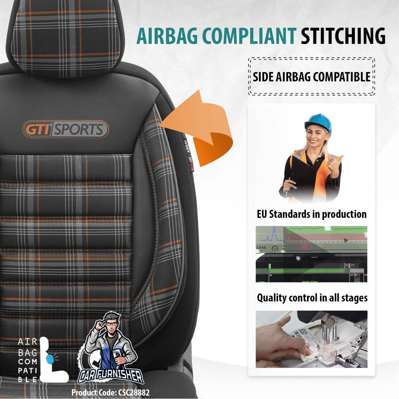 Nissan Navara Seat Covers GTI Sports Design