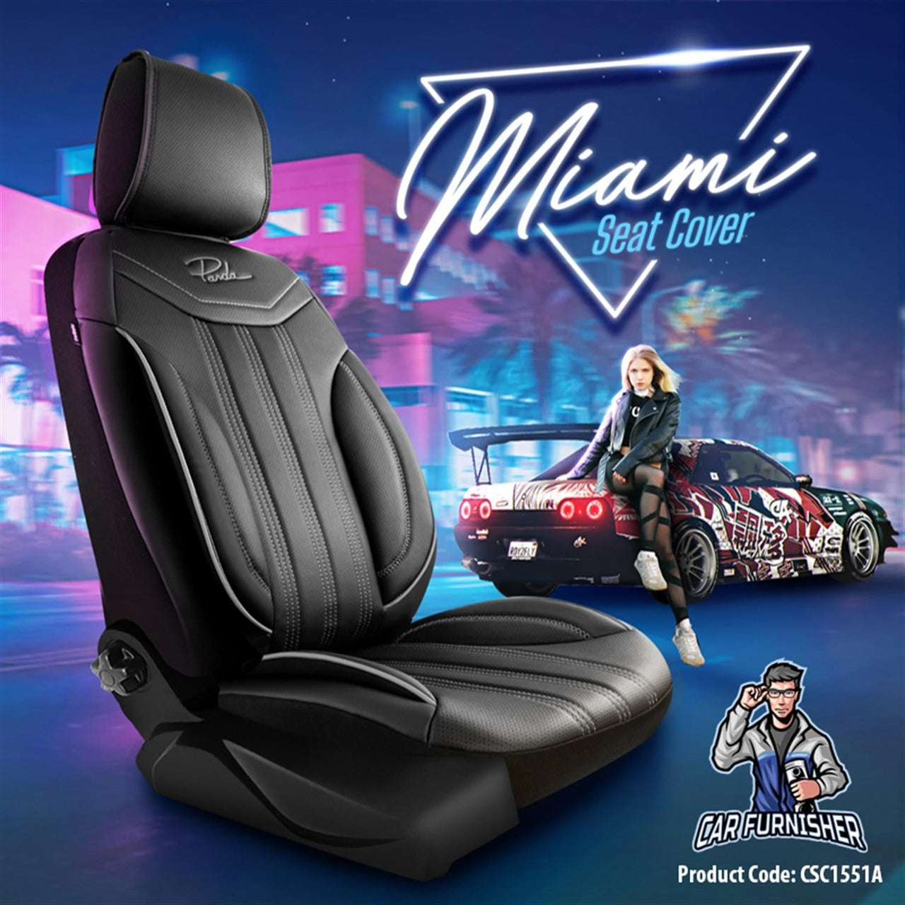 Volvo C40 Seat Covers Miami Design